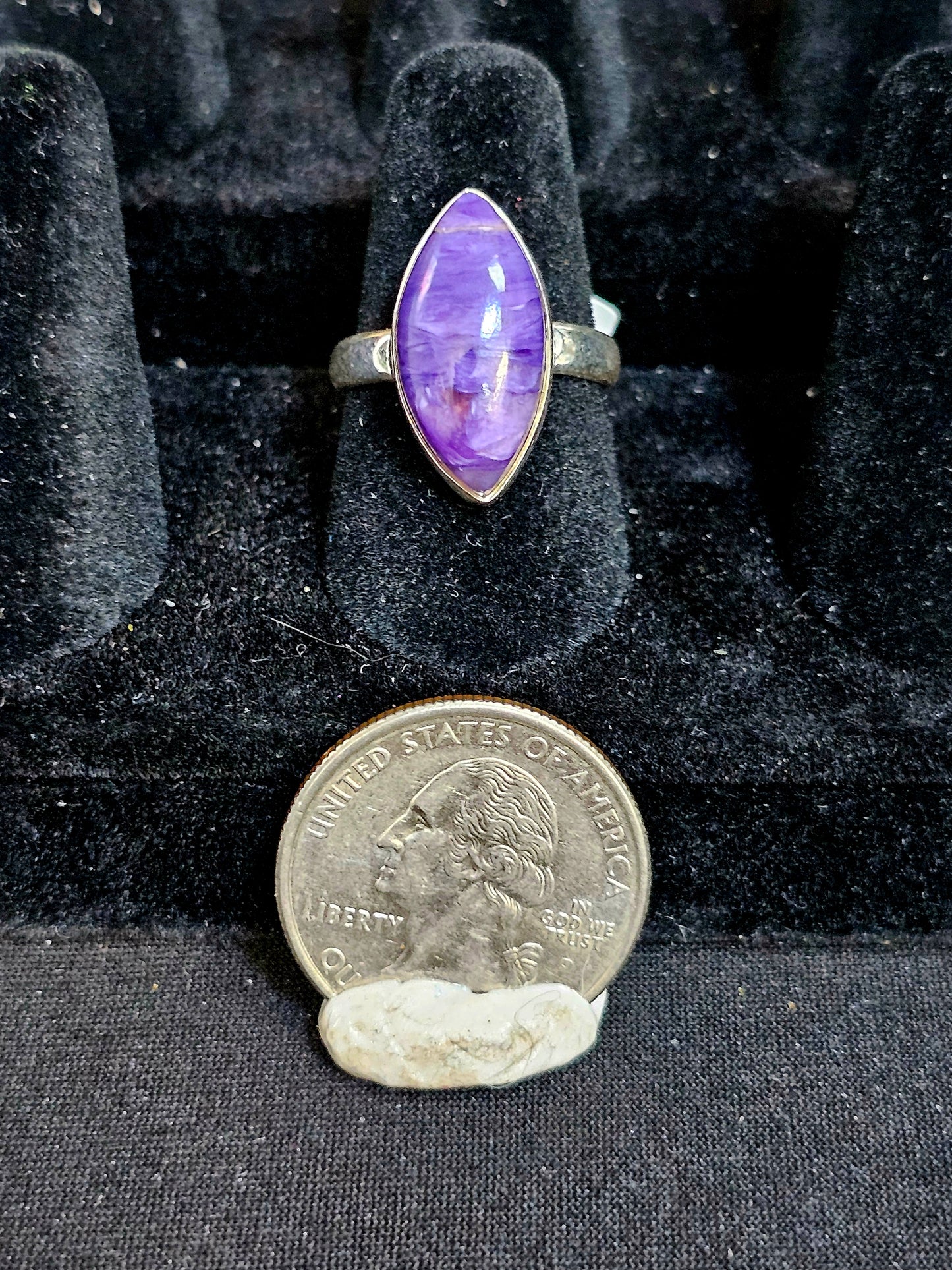 Charoite .925 Ring Sz 7