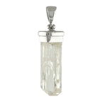 Starborn Danburite Crystal Cap Set Pendant in Sterling Silver