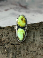 Handmade Sterling Silver Palomino Adjustable Ring "Signed Nizhoni"