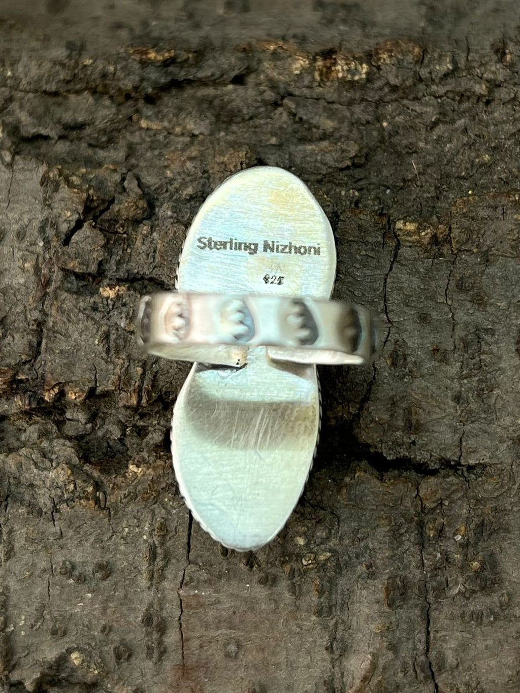 Handmade Sterling Silver Palomino Adjustable Ring "Signed Nizhoni"