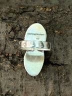Handmade Sterling Silver Palomino Adjustable Ring "Signed Nizhoni"