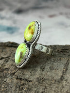 Handmade Sterling Silver Palomino Adjustable Ring "Signed Nizhoni"