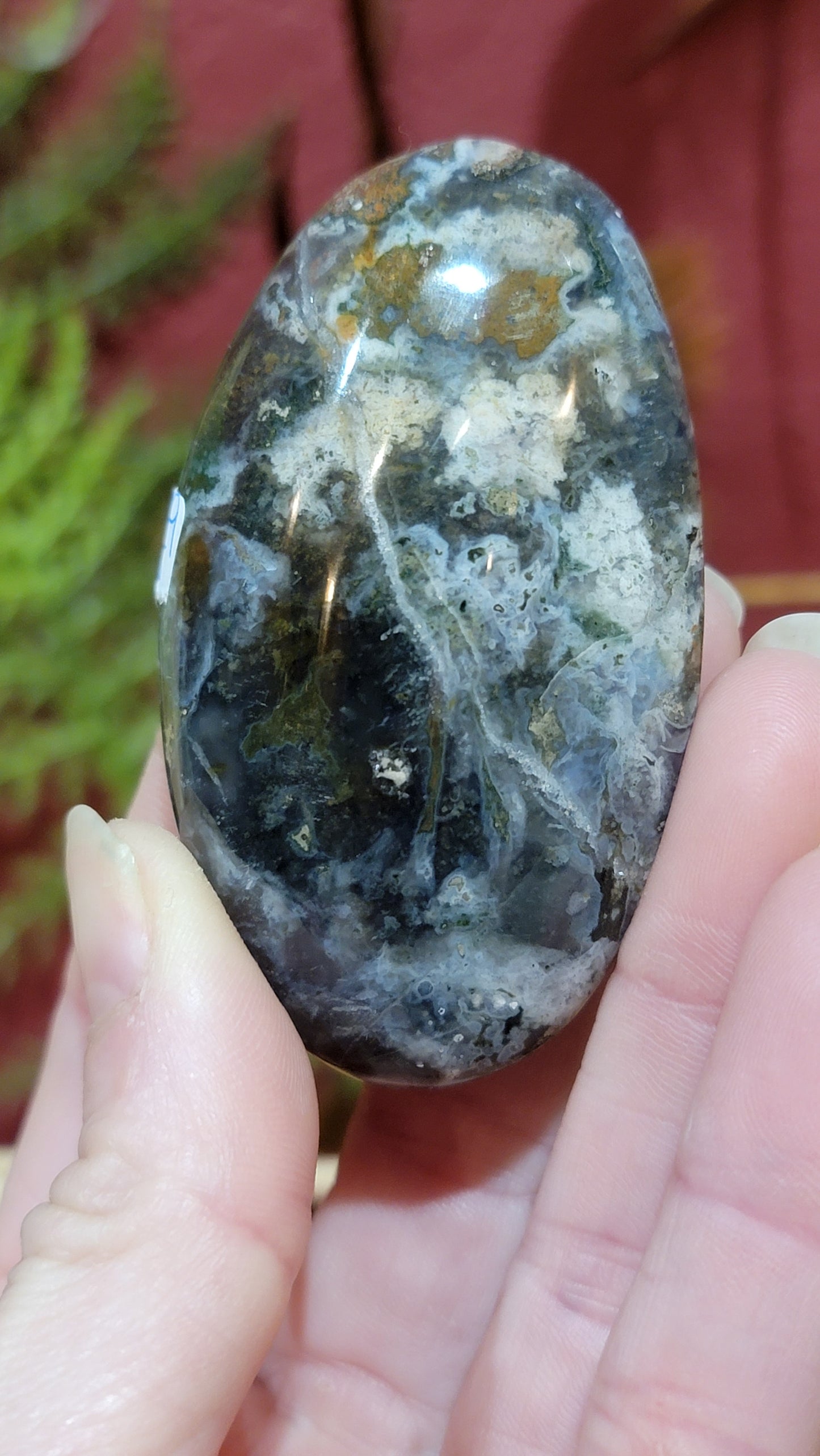 Cosmic Jasper Palm Stones