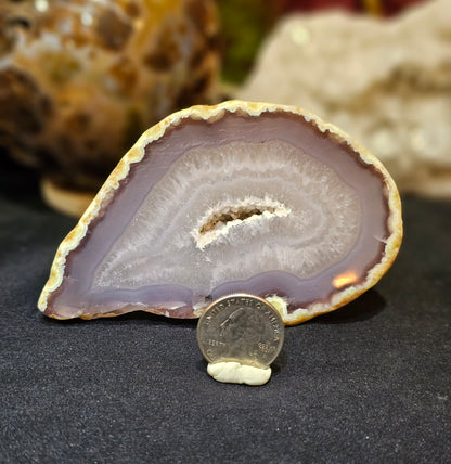 Agate geode slab