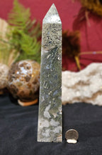 Big, Jelly, Moss Agate Tower