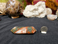 Carnelian/Moss Agate Double Terminated Point
