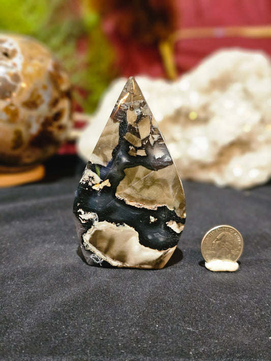 UV Agate Volcano Agate Flame