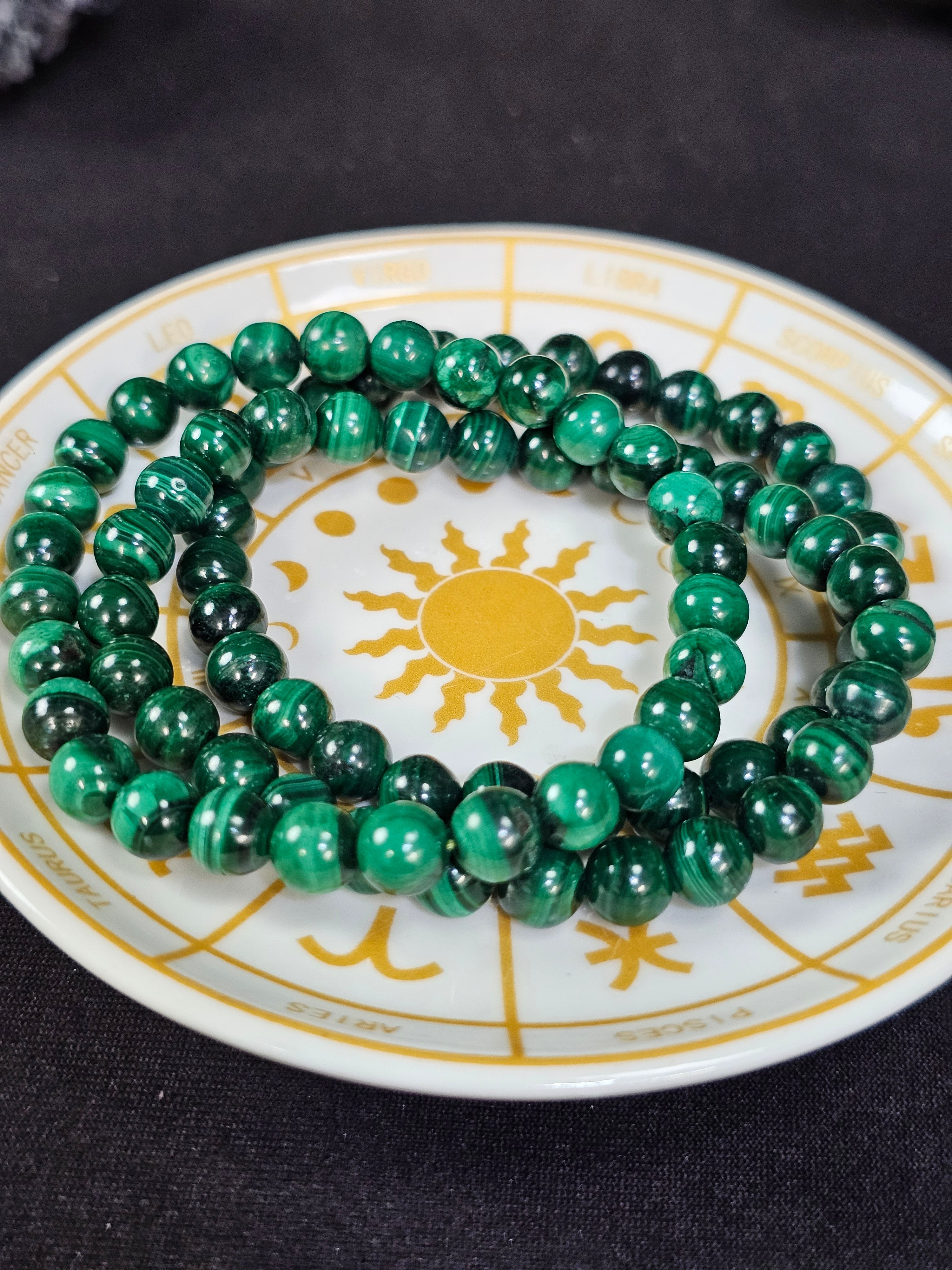 Malachite Bracelets 6-7 mm