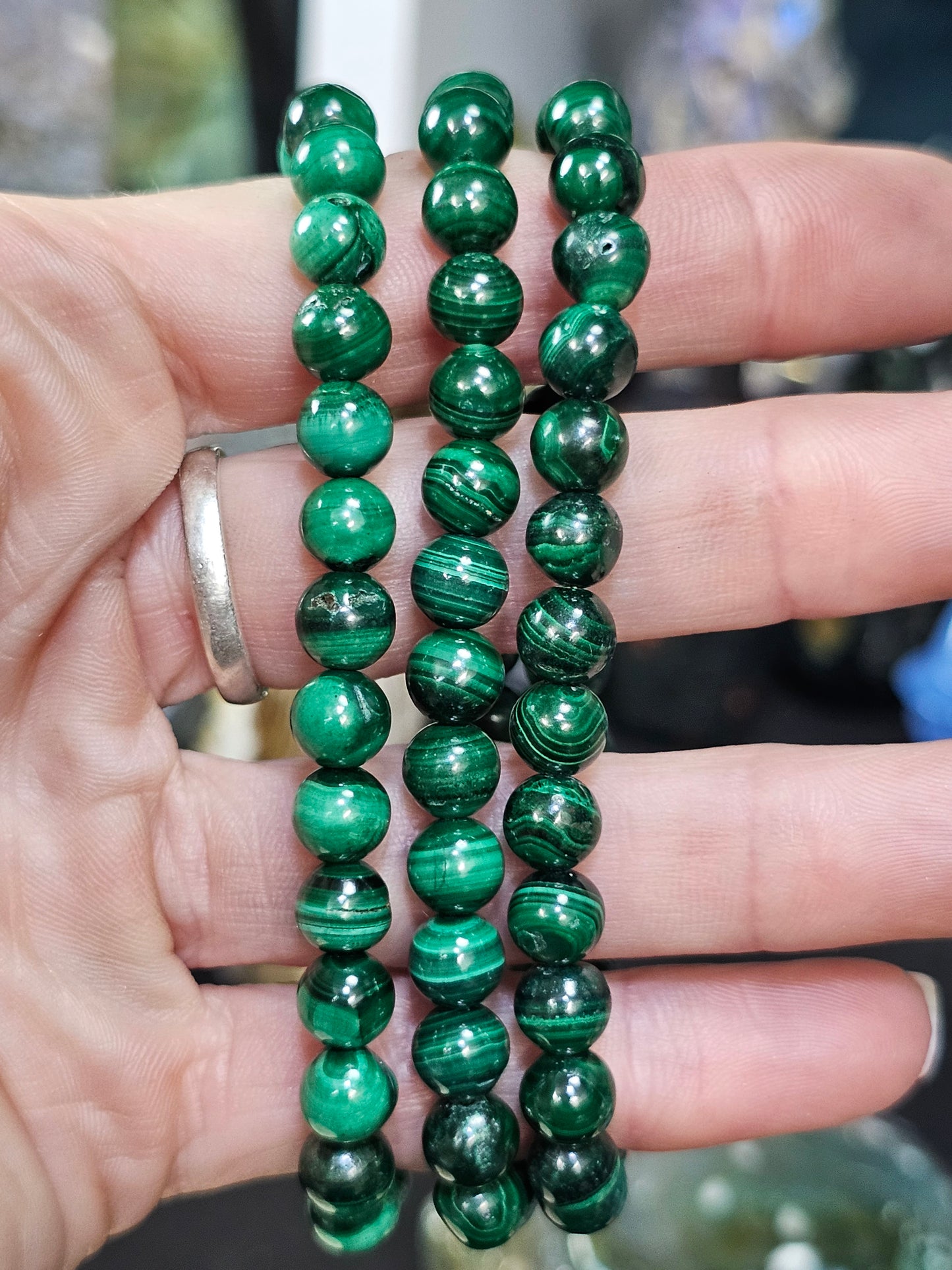 Malachite Bracelets 6-7 mm