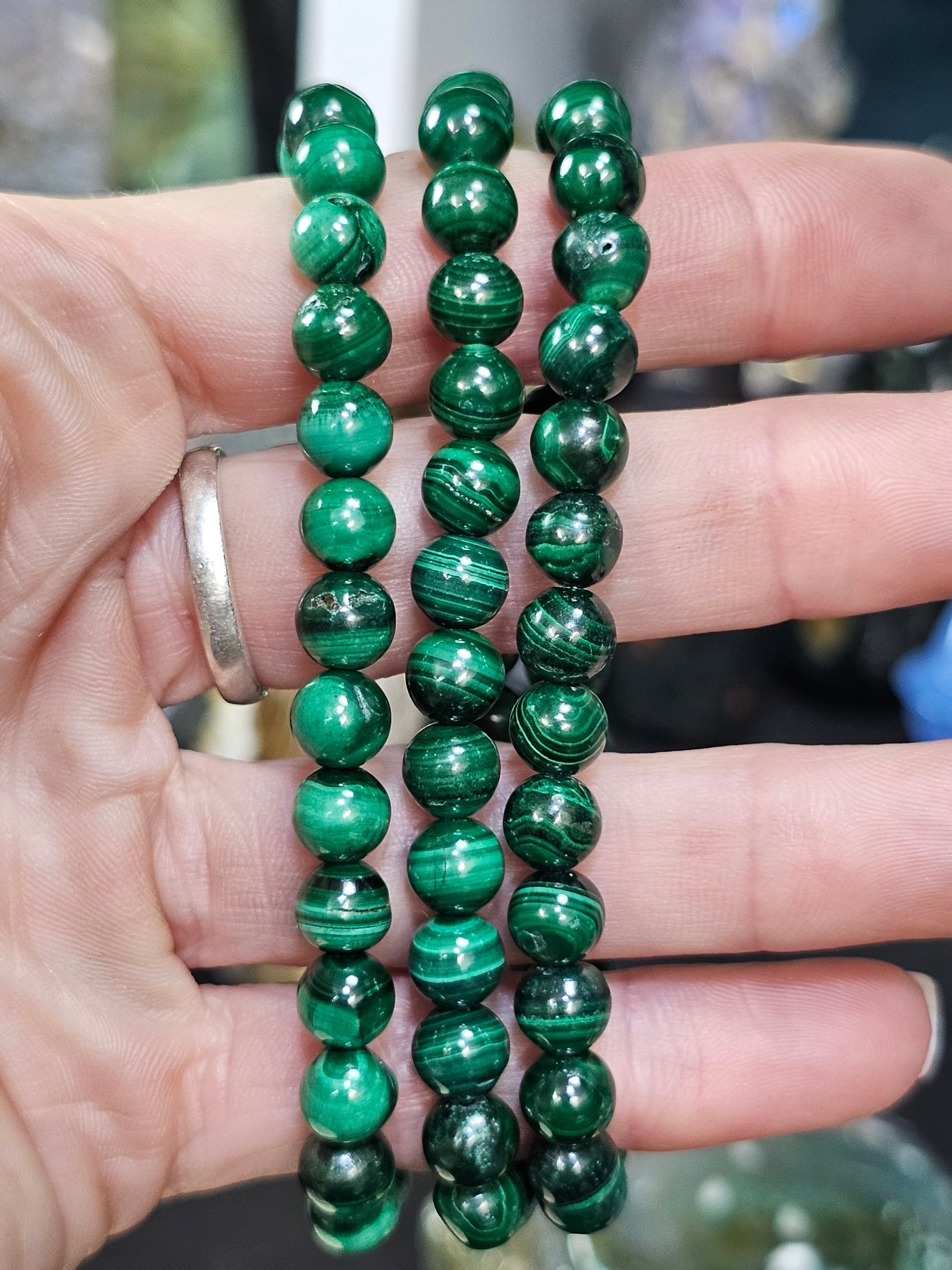 Malachite Bracelets 6-7 mm