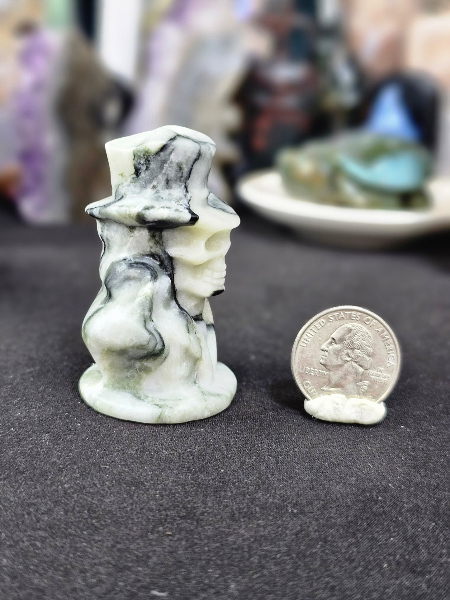 Creepy Skeleton with Top Hat