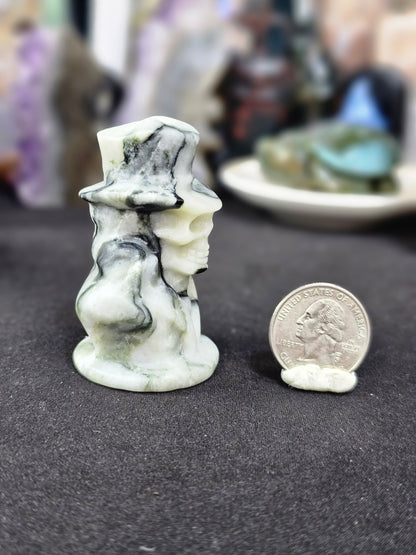 Creepy Skeleton with Top Hat