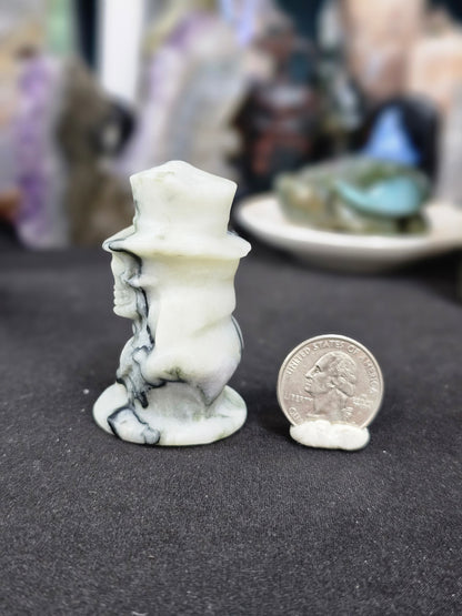 Creepy Skeleton with Top Hat