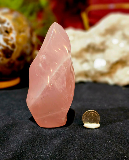 Star Rose Quartz Flame. Deep Pink