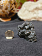 Double Snake Skull in Larvakite