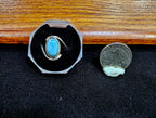 Stunning color on this Sterling Silver LARIMAR ring