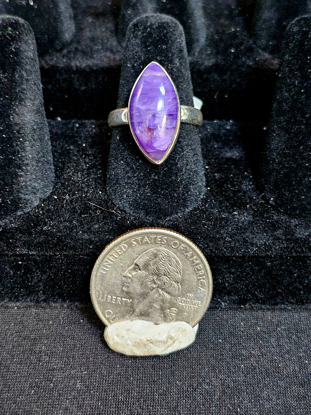 Charoite .925 Ring Sz 7