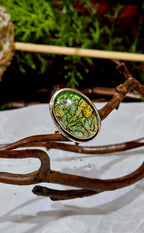 Silver Opal Ring Size 10