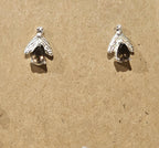 .925 Sterling Silver Faceted Smoky Quartz Earrings