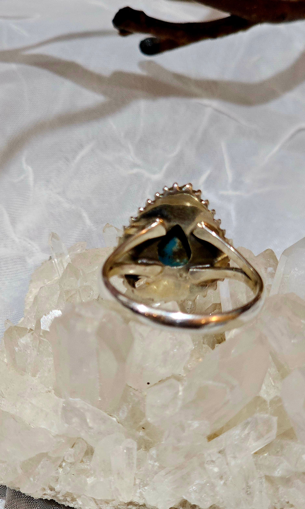 Turquoise in .925 Sterling Silver Ring Size 11