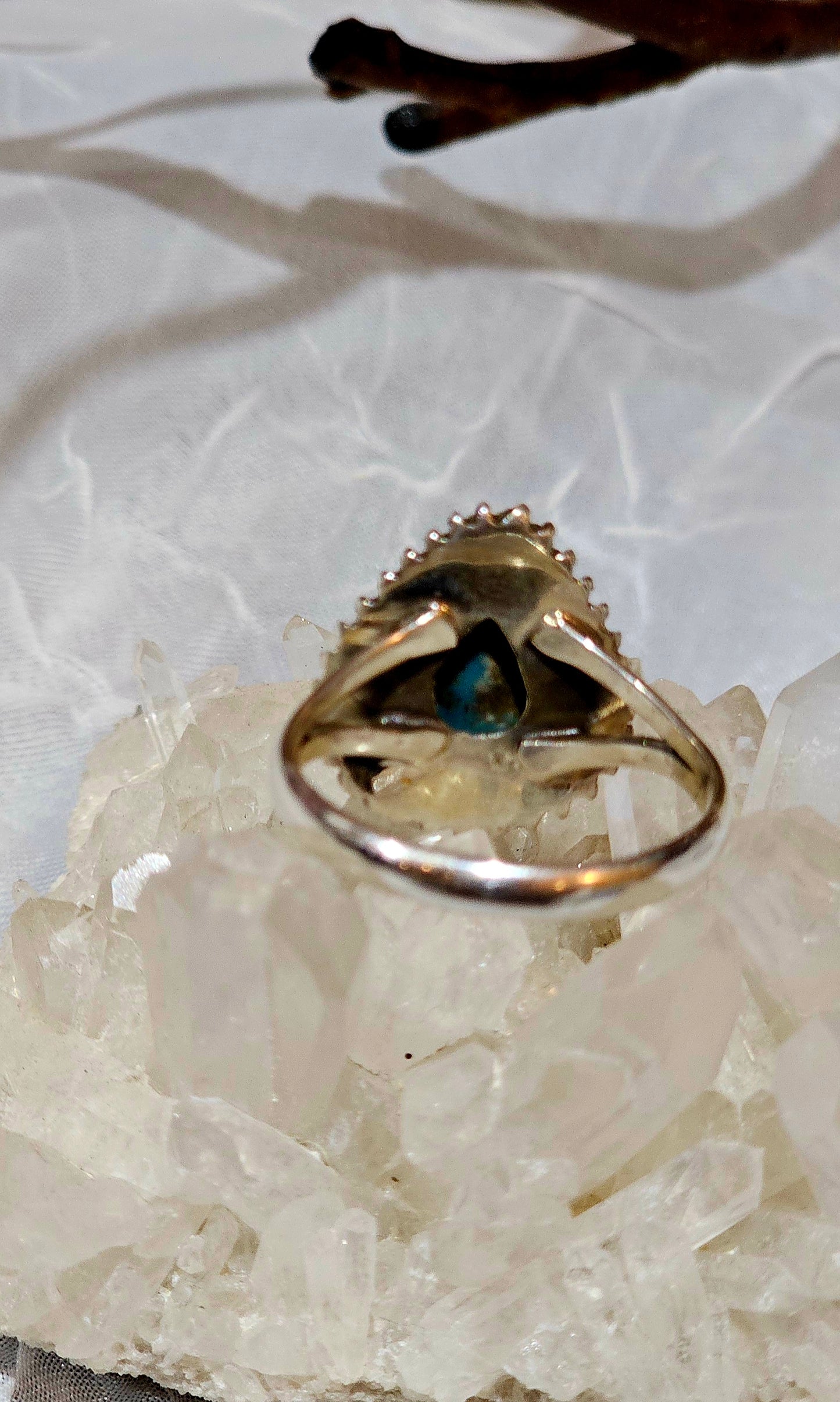 Turquoise in .925 Sterling Silver Ring Size 11
