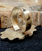 Southwest, White Buffalo Turquoise Adjustable Sterling Silver Ring