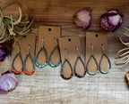 Purple Spiny Oyster Earrings – Sterling Silver Pearls