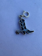 Handcrafted Sterling Silver Cowboy Boot Charm