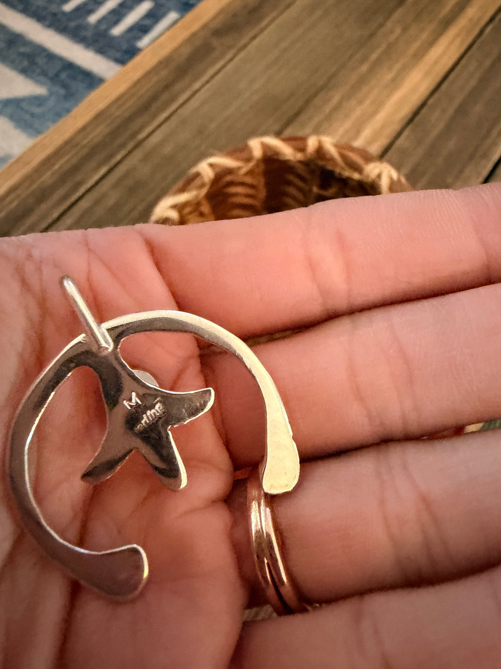 Handcrafted Sterling Silver & Pink Dream Mojave Naja Pendant by Joseph Martinez