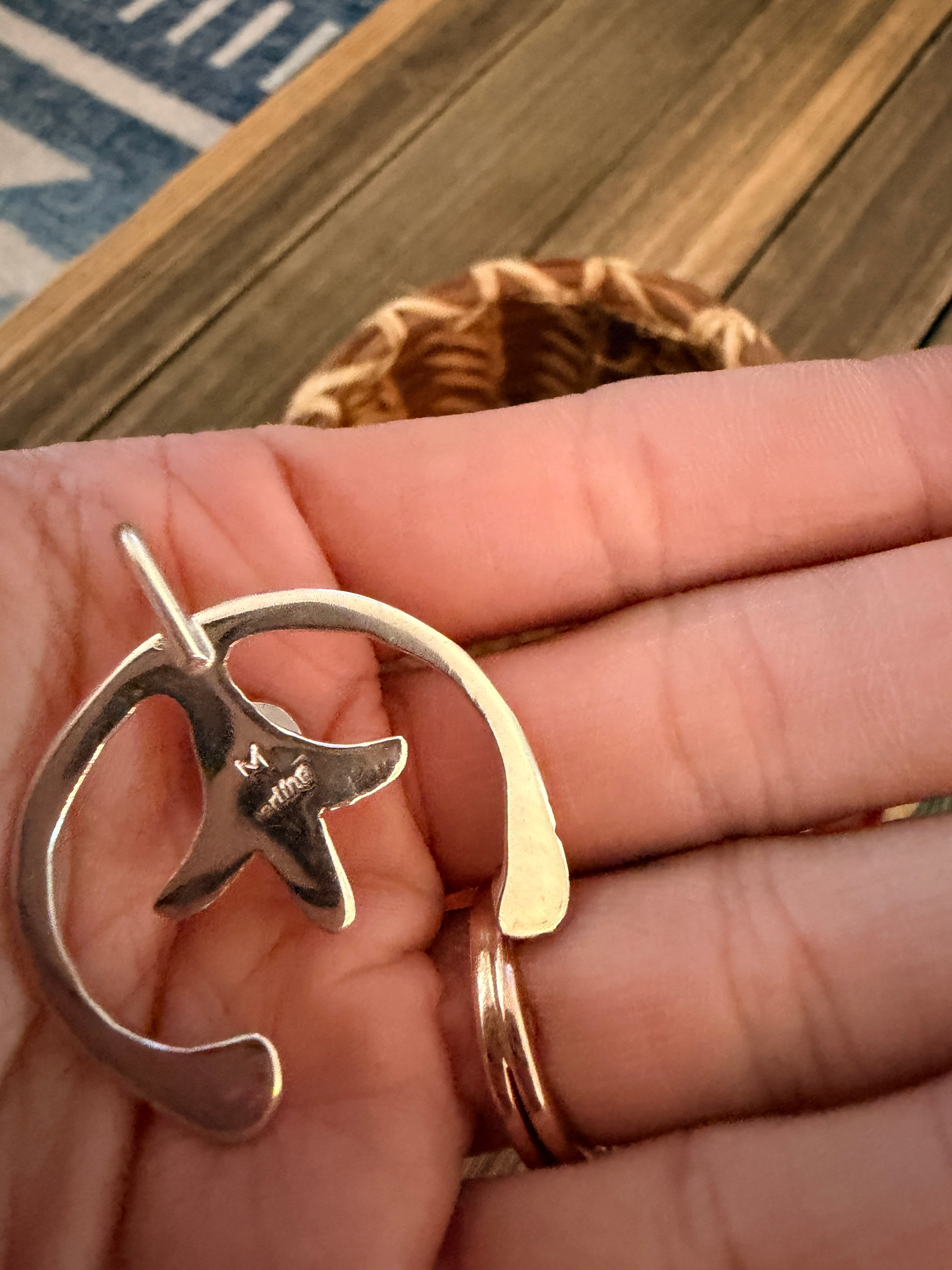 Handcrafted Sterling Silver & Pink Dream Mojave Naja Pendant by Joseph Martinez