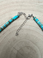 4mm Sterling Pearls, Variscite Turquoise and Spiny Oyster - The Vibrant Choker