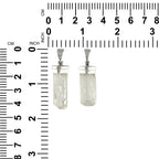 Starborn Danburite Crystal Cap Set Pendant in Sterling Silver