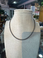 3mm Navajo Style Sterling Pearls