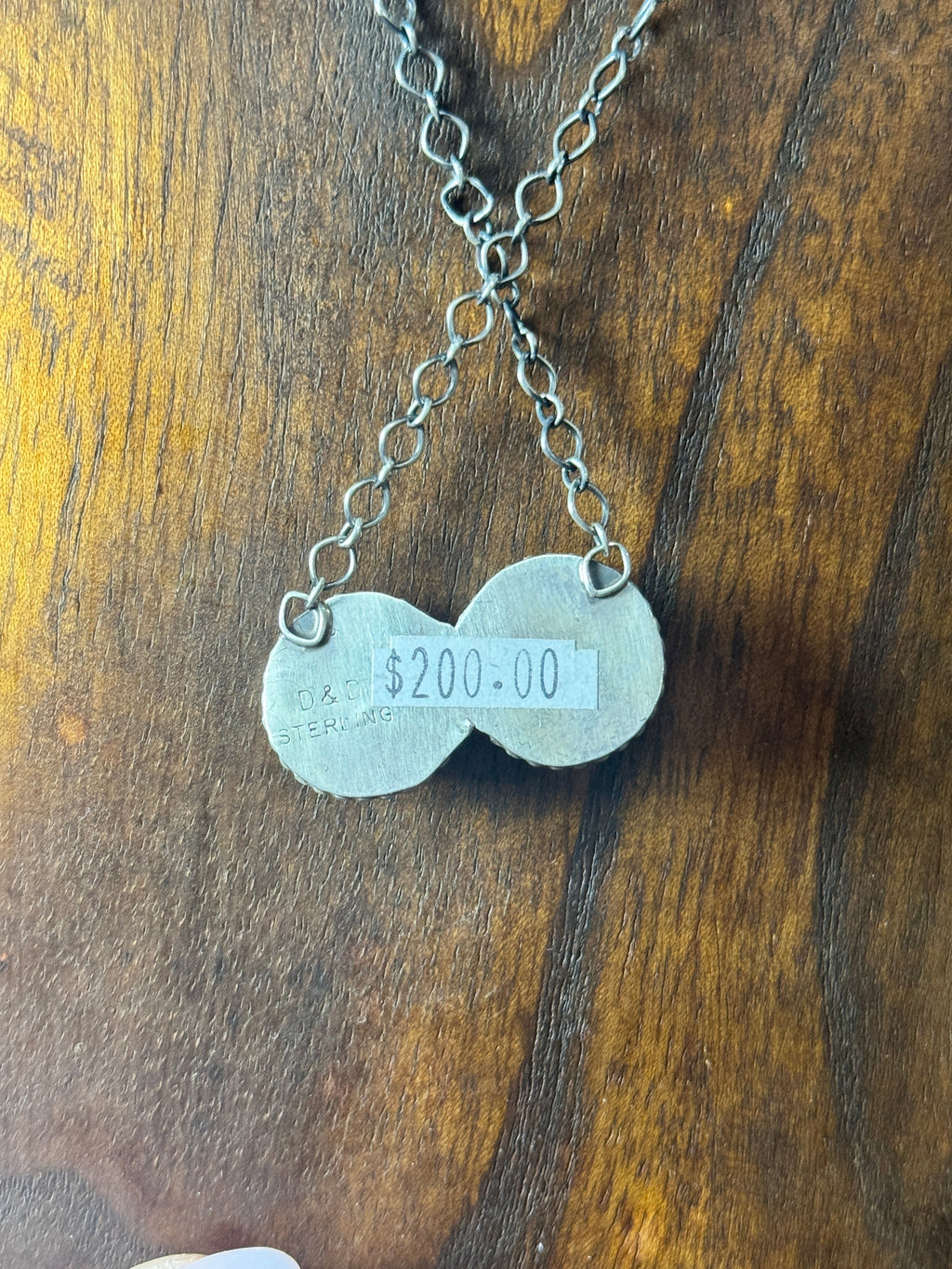 2 Stone Turquoise Bar Necklace