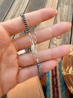 Handcrafted 3mm Sterling Silver Saucer Bead Bracelet