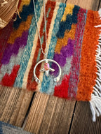 Handcrafted Sterling Silver & Pink Dream Mojave Naja Pendant by Joseph Martinez