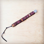 **Woven Picasso Stacked Stone Beaded Bracelet 810n