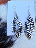 Handcrafted Beth Dutton Collection Sterling Silver Dangle Earrings