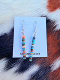 Handcrafted Multi Stone Beaded Dangle Earrings