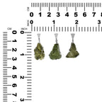 Starborn Natural Rough Moldavite Prong Set Pendant in Sterling Silver (12-15ct)