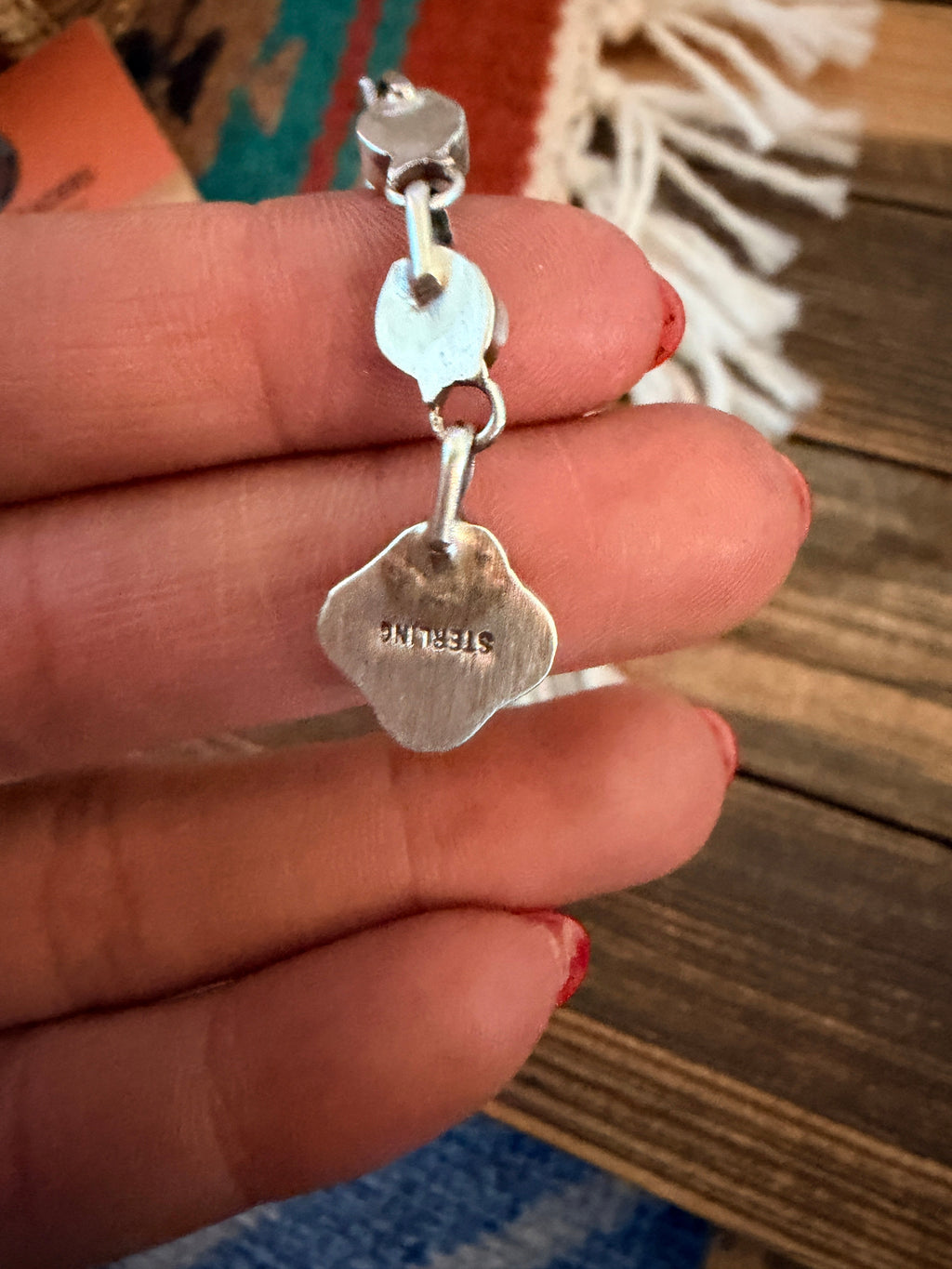Handcrafted Cotton Candy & Sterling Silver Dangle Earrings