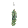 Starborn Abalone Shell Feather Pendant in Sterling Silver