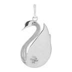 Starborn Abalone Shell Swan Pendant in Sterling Silver