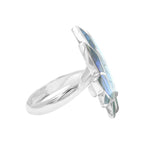 Starborn Abalone Lotus Ring in Sterling Silver