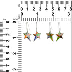 Starborn Ammolite Rising Star Earrings in Sterling Silver