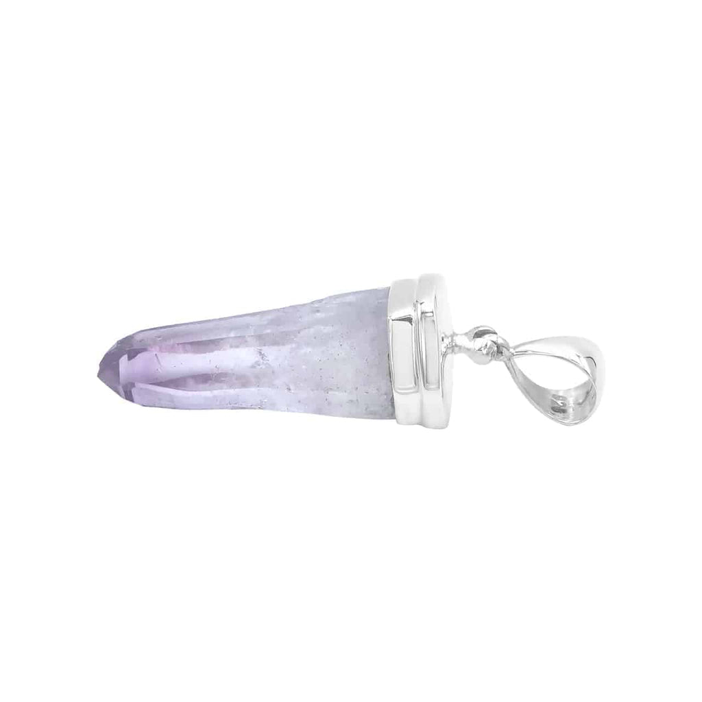 Starborn Vera Cruz Amethyst Crystal Point Pendant in Sterling Silver