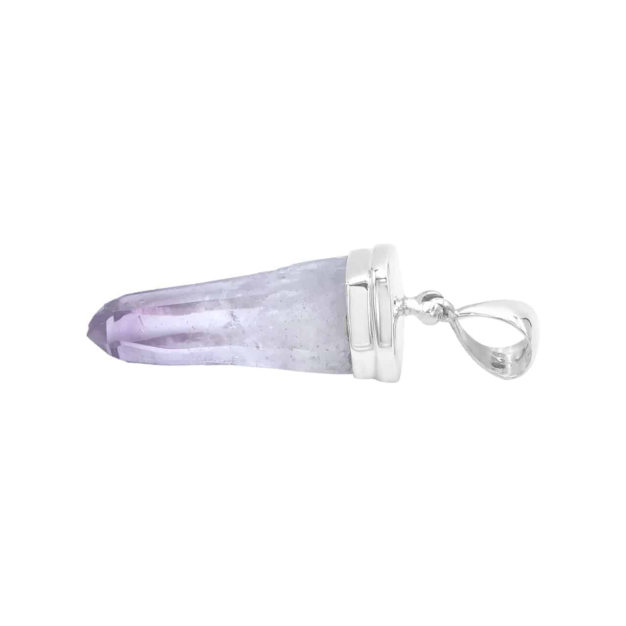 Starborn Vera Cruz Amethyst Crystal Point Pendant in Sterling Silver