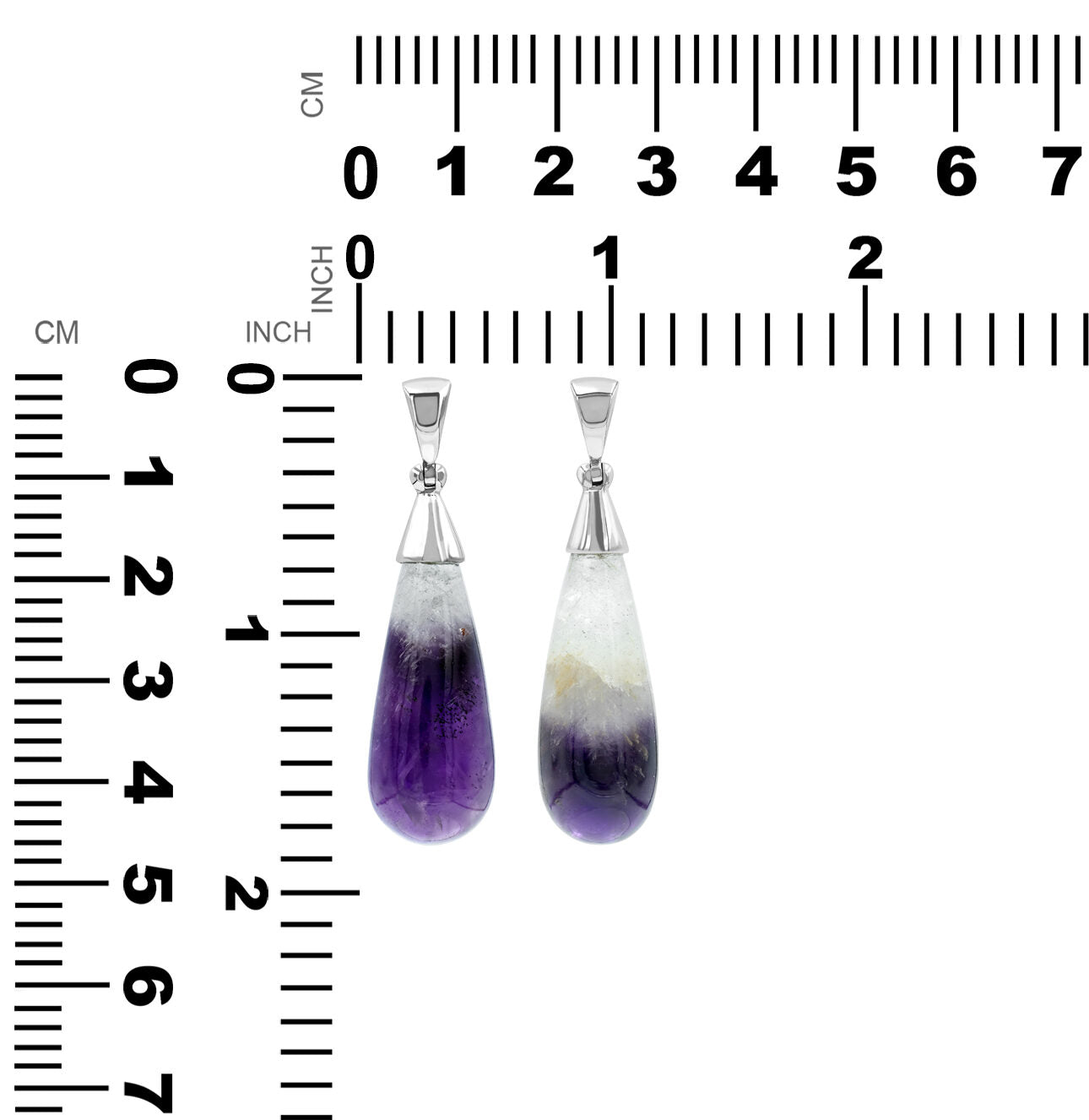 Starborn Duality Amethyst Pendant in Sterling Silver