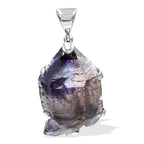 Starborn Shangaan Amethyst Crystal Prong Set Pendant in Sterling Silver
