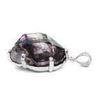 Starborn Shangaan Amethyst Crystal Prong Set Pendant in Sterling Silver